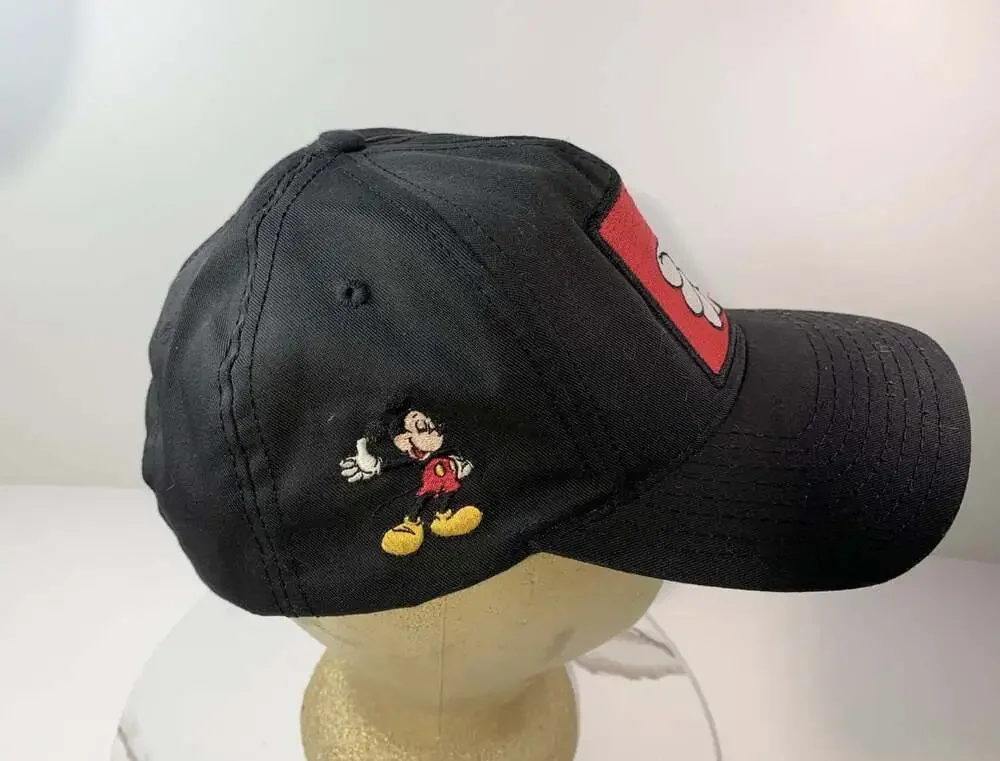 Mickey Mouse Disney Black Baseball SnapBack cap hat